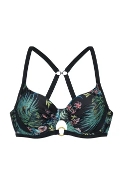 Top de bikini flores