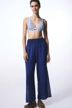 Top de bikini sin aro rayas