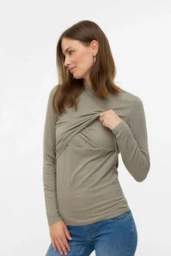 Top de cuello alto maternity y lactancia