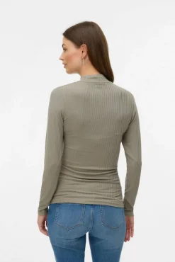 Top de cuello alto maternity y lactancia