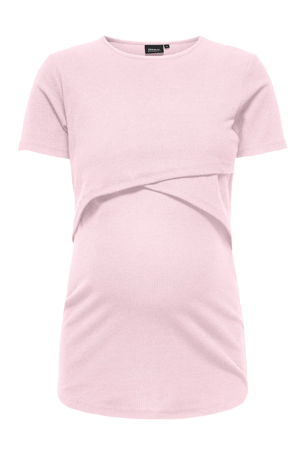 Top de manga corta cuello redondo maternity y lactancia