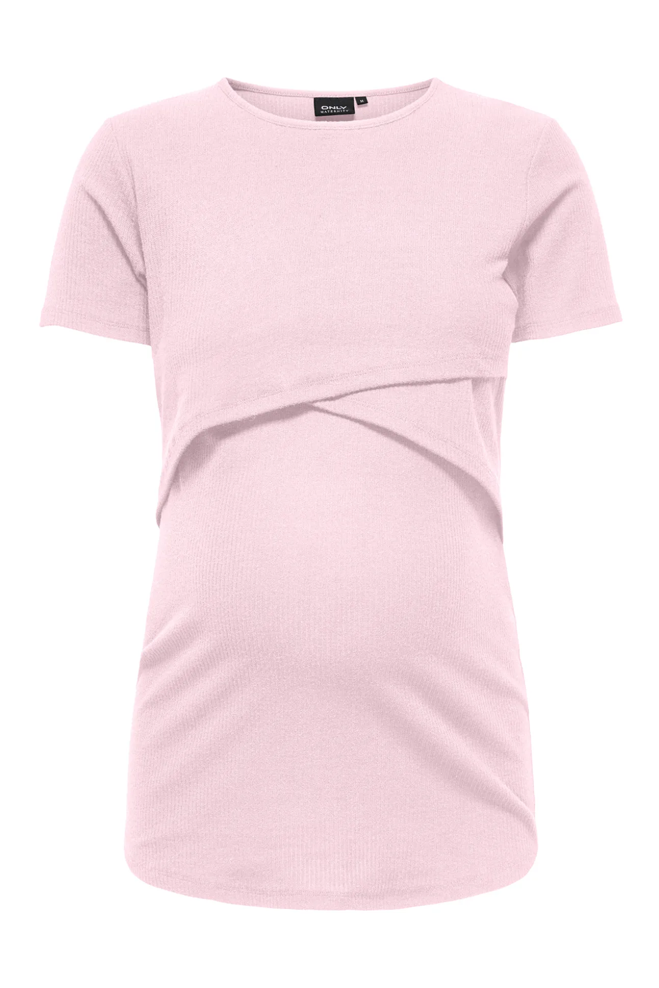 Top de manga corta cuello redondo maternity y lactancia