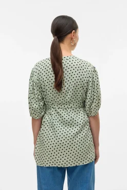 Top de manga corta maternity y lactancia
