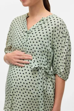 Top de manga corta maternity y lactancia