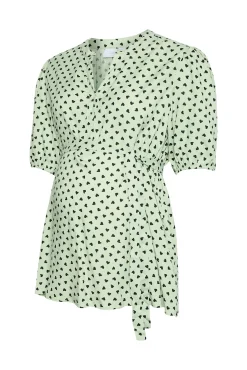 Top de manga corta maternity y lactancia