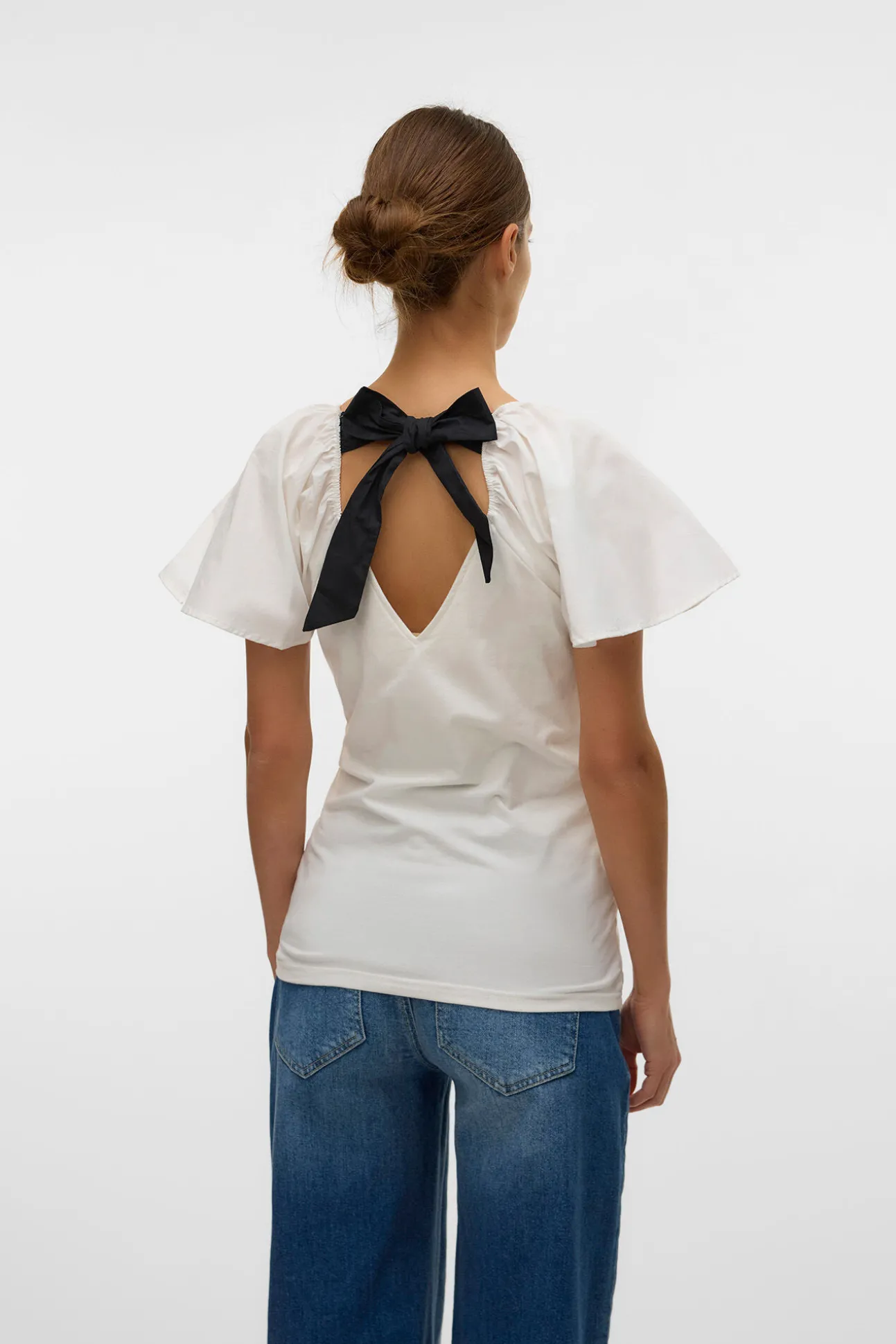 Top de manga corta maternity