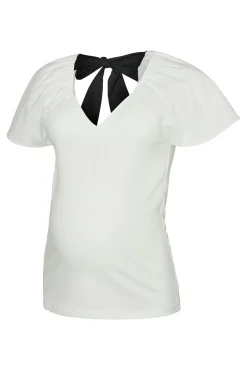 Top de manga corta maternity