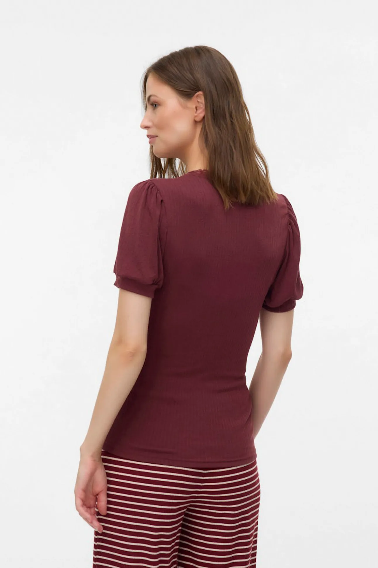 Top de manga corta maternity y lactancia