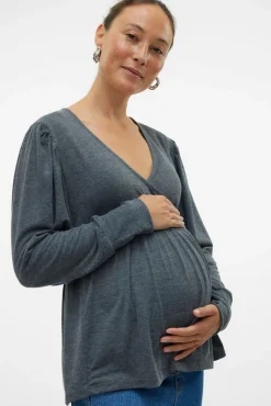 Top de manga larga maternity y lactancia
