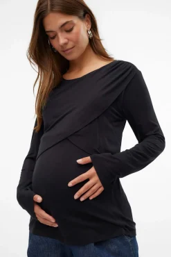 Top de manga larga maternity y lactancia