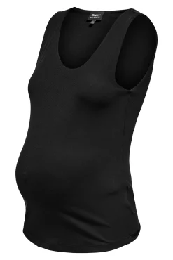 Top de tirantes cuello asimétrico maternity
