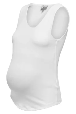 Top de tirantes cuello asimétrico maternity
