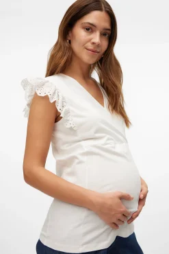 Top escote cruzado maternity y lactancia