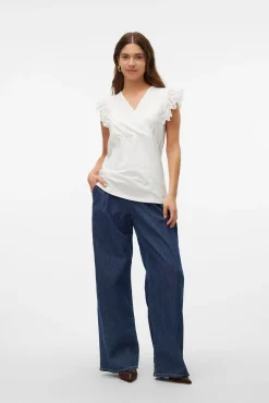 Top escote cruzado maternity y lactancia