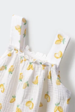 Top limones para niña