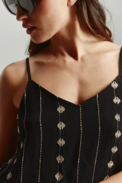 Top regular fit tirantes