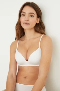 UNIQUE Sujetador triangular push up microfibra