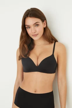 UNIQUE Sujetador triangular push up microfibra