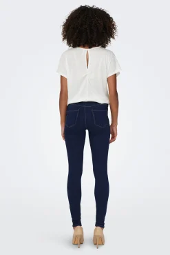 Vaquero skinny premamá barriga alta.