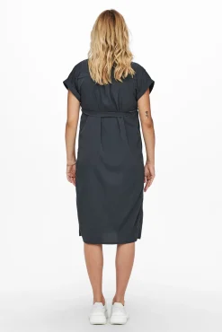 Vestido camisero liso maternity