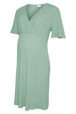 Vestido corto de manga corta maternity y lactancia