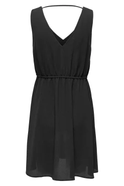 Vestido corto de tirantes anchos