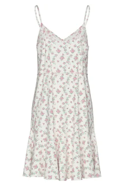 Vestido corto de tirantes fluido
