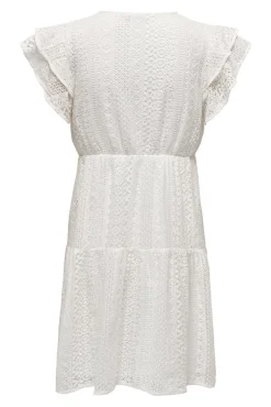 Vestido corto manga corta