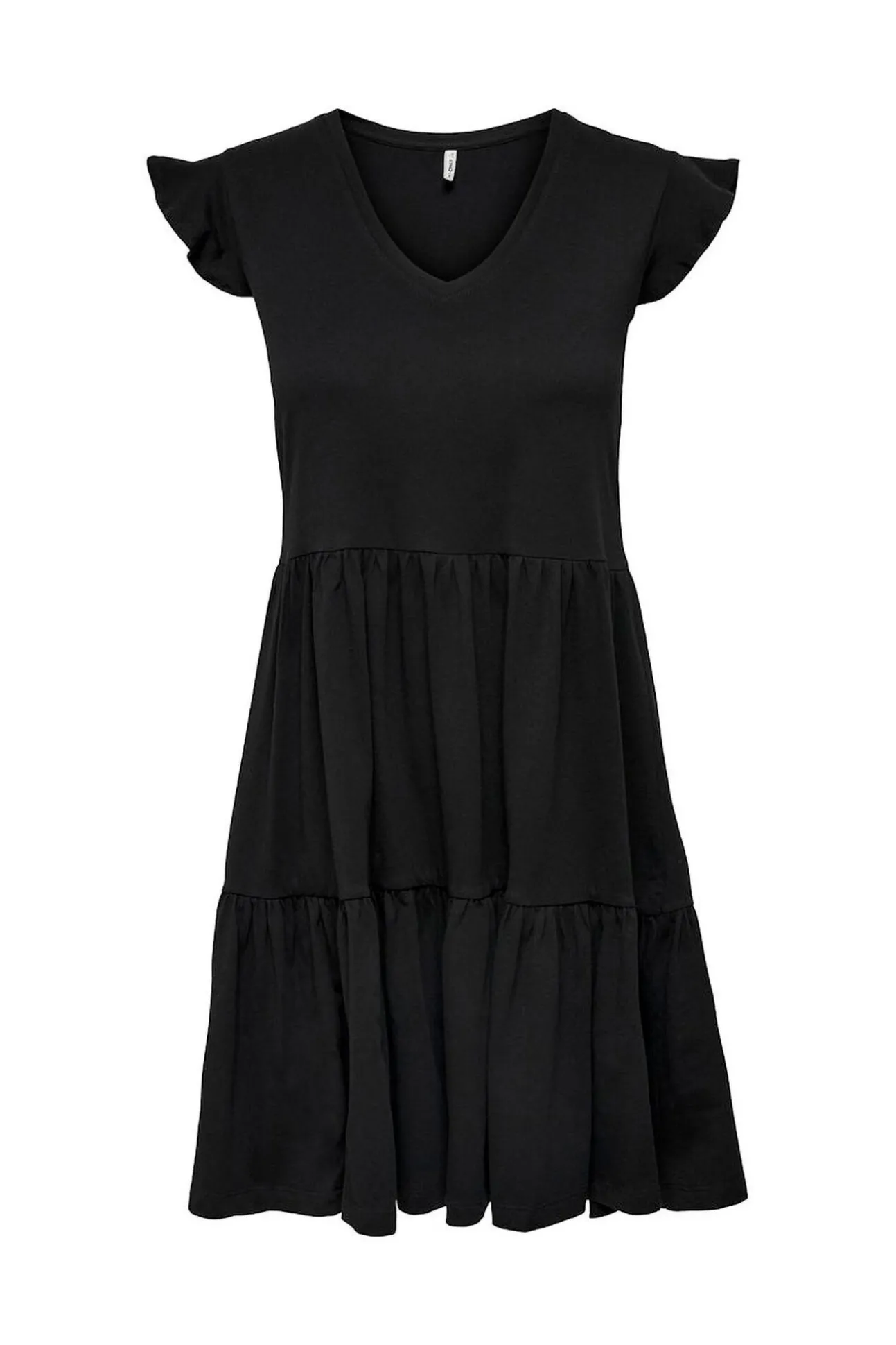 Vestido corto manga corta