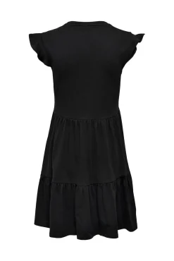 Vestido corto manga corta
