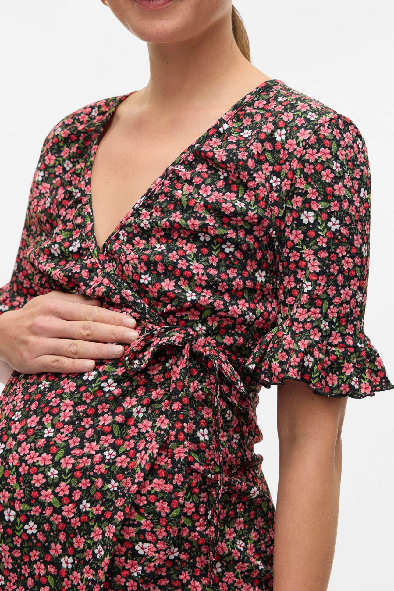 Vestido de manga corta maternity y lactancia