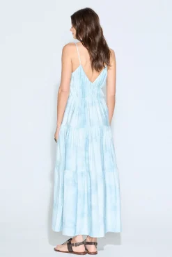 Vestido de tirantes estampado