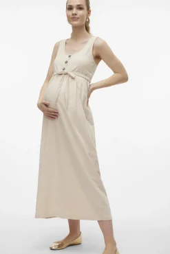 Vestido de tirantes maternity y lactancia
