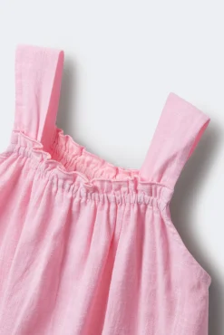 Vestido dip dye rosa niña