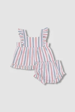 Vestido estampado blanco