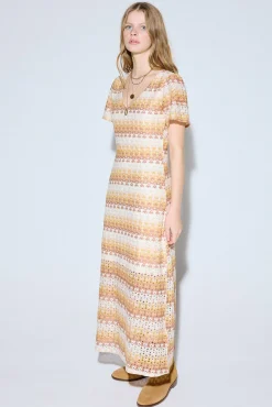 Vestido estructura multicolor