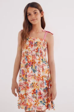 Vestido flores niña