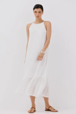 Vestido halter estructura