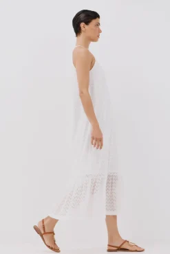Vestido halter estructura