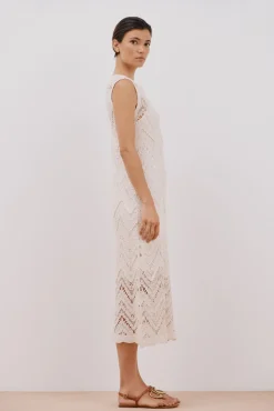 Vestido largo crochet