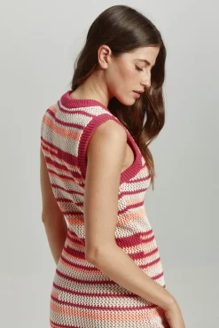 Vestido largo crochet