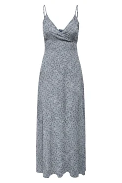 Vestido largo de tirantes regulables