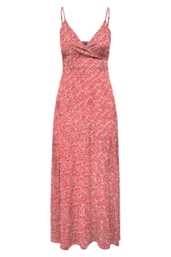Vestido largo de tirantes regulables