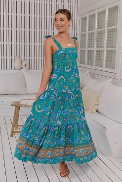 Vestido largo estampado Marley