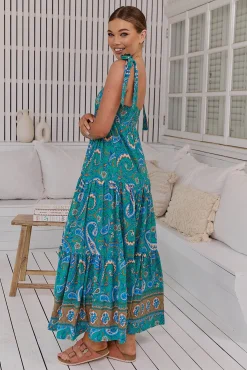 Vestido largo estampado Marley