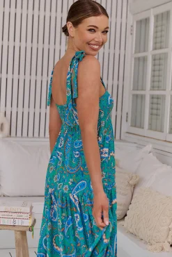 Vestido largo estampado Marley