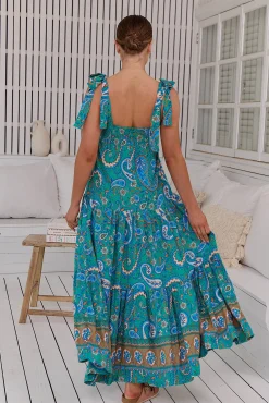 Vestido largo estampado Marley