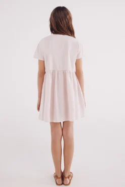 Vestido manga corta niña