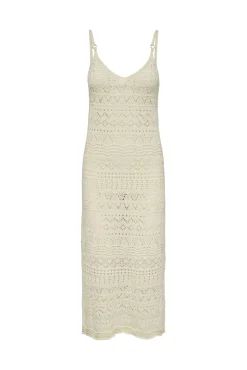 Vestido midi crochet