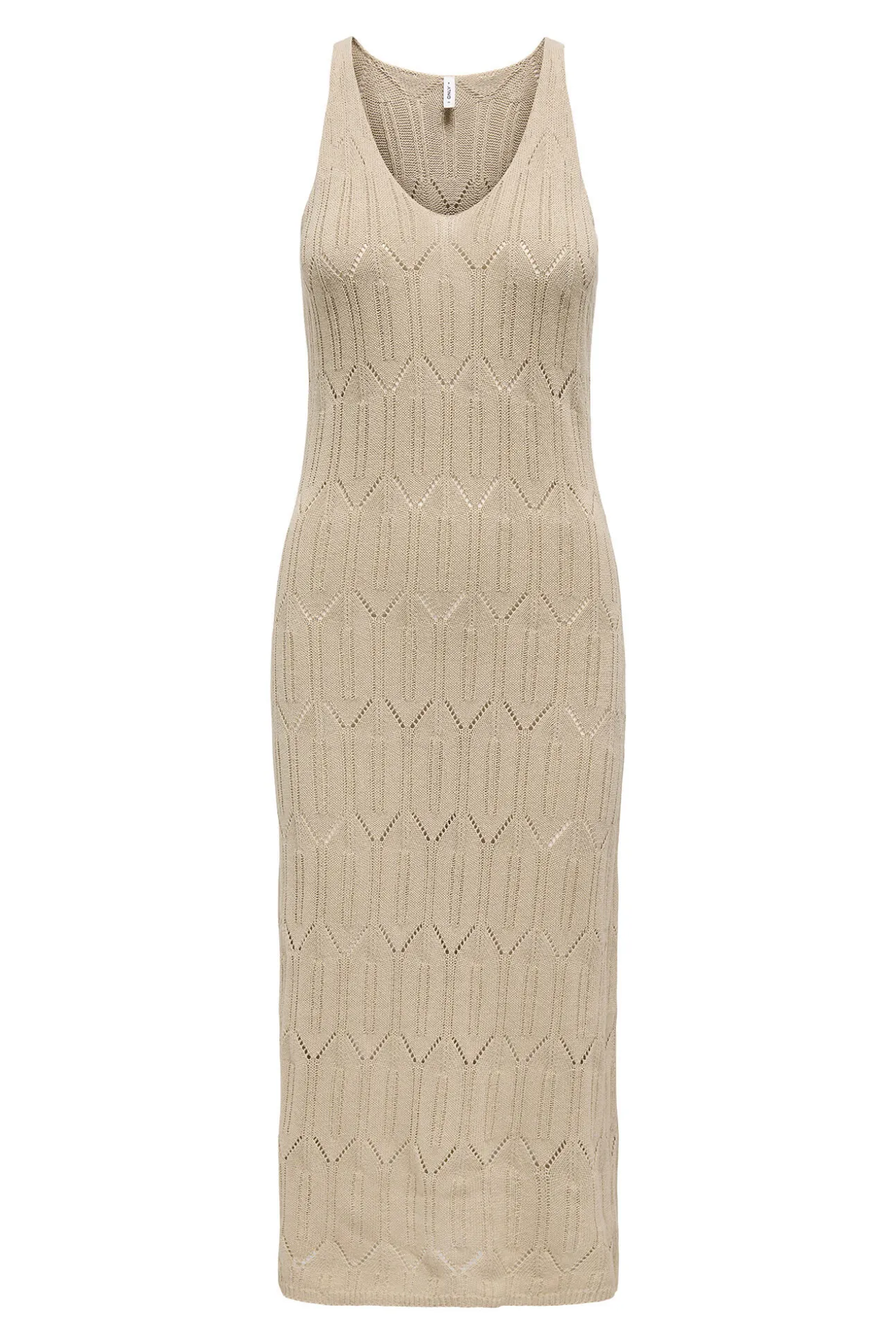 Vestido midi de crochet